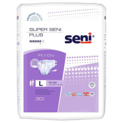 Подгузники Super Seni Plus Large / Супер Сени Плюс Лардж размер L, 30 шт ЧЗ