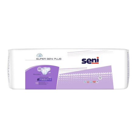 Подгузники Super Seni Plus Medium / Супер Сени Плюс Медиум размер M, 30 шт ЧЗ