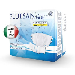 Подгузники FLUFSAN Soft Day / Флюфсан Софт Дей, размер М, 15 шт