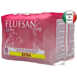 Прокладки FLUFSAN Lady Extra / Флуфсан Леди Экстра, 10 шт