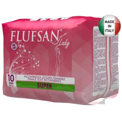 Прокладки FLUFSAN Lady Super / Флуфсан Леди Супер, 10 шт