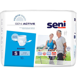 Подгузники-трусы Seni Active Small / Сени Актив Смал размер S, 10 шт ЧЗ