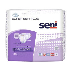 Подгузники Super Seni Plus Extra Small / Супер Сени Плюс Экстра Смал размер XS, 10 шт