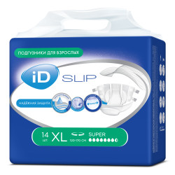 Подгузники ID Slip Super (Слип Супер), размер XL, 14 шт