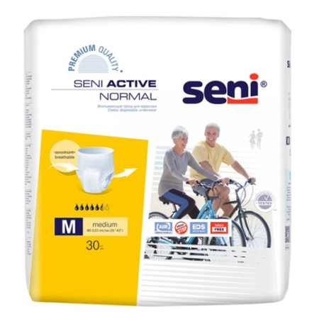 Подгузники-трусы Seni Active Normal Medium / Сени Актив Нормал Медиум размер M, 30 шт ЧЗ