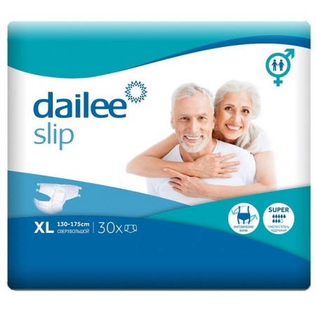 Подгузники Dailee Super / Дейли Супер, размер XL, 30 шт