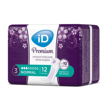 Прокладки ID Premium Normal / Айди Премиум Нормал, 12 шт ЧЗ