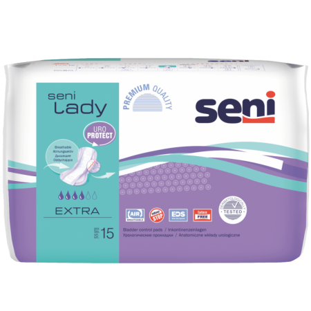 Прокладки урологические Seni Lady Extra / Сени Леди Экстра, 15 шт