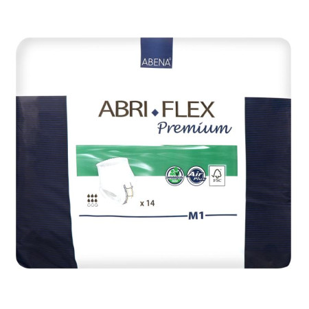 Подгузники трусы Abena Abri-Flex Premium / Абена Абри-Флекс Премиум размер M1, 14 шт