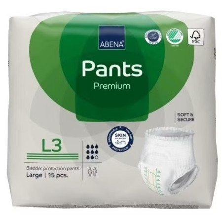 Подгузники трусы Abena Pants L3 / Абена Пэнтс размер L3, 15 шт