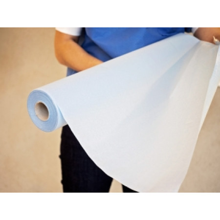 Простыни одноразовые в рулоне Абена / Abena голубые с ПЭ ламинацией 38х50 см, 171 шт