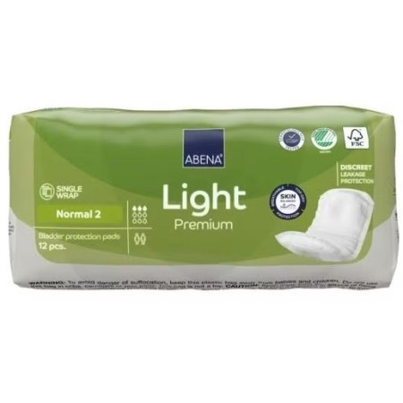 Прокладки урологические Abena Light Normal 2 / Абена Лайт Нормал 2, 12 шт
