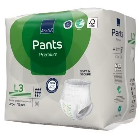 Подгузники трусы Abena Pants L3 / Абена Пэнтс размер L3, 15 шт