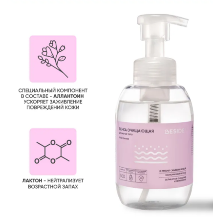 Пена для мытья тела Beside (без воды) 500 мл