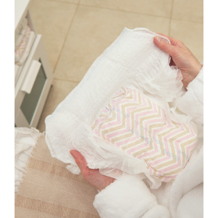 Подгузники-трусы BESIDE зигзаг, Active Art Super, размер M, 10 шт