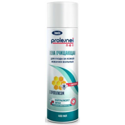 ЭликСи пена очищающая для ухода за кожей лежачих больных с прополисом 450 мл/аэрозоль