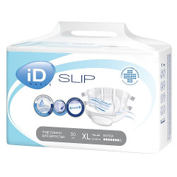 Подгузники ID Slip Basic (Слип Бейсик), размер XL, 30 шт ЧЗ