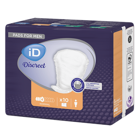 Прокладки (вкладыши) для мужчин iD Normal, 10 шт