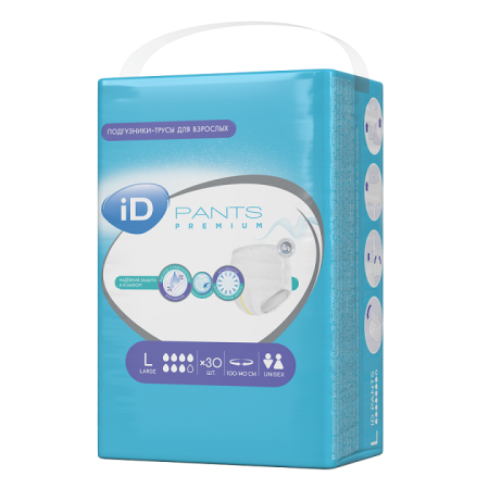Подгузники-трусы ID Pants / Айди Пантс  размер L, 30 шт