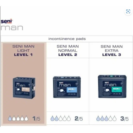 Прокладки для мужчин Seni Man Light level 1, 15 шт