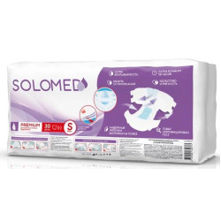Подгузники SOLOMED Premium, размер S, 30 шт ЧЗ