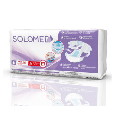 Подгузники SOLOMED Premium, размер M, 30 шт ЧЗ