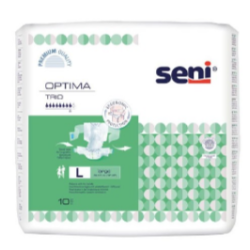 Подгузники Seni Optima Trio Large / Сени Оптима Трио Лардж размер L, 10 шт