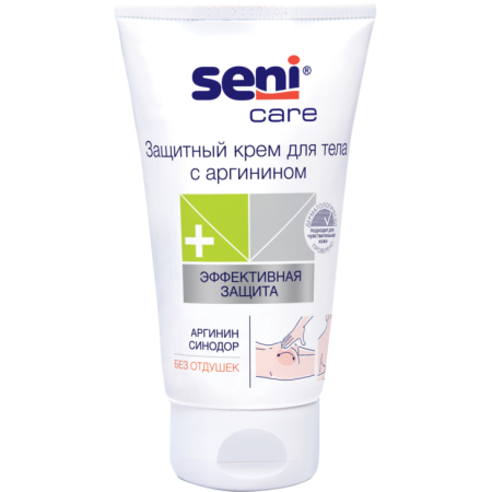 Крем защитный для тела с аргинином и синодором Seni Care, 100 мл