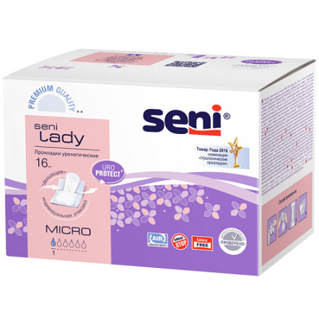 Прокладки урологические Seni Lady Micro / Сени Леди Микро, 20 шт ЧЗ