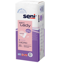 Прокладки урологические Seni Lady Micro / Сени Леди Микро, 20 шт ЧЗ