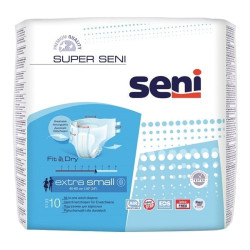Подгузники Super Seni Extra Small / Супер Сени Экстра Смал размер XS , 10 шт ЧЗ