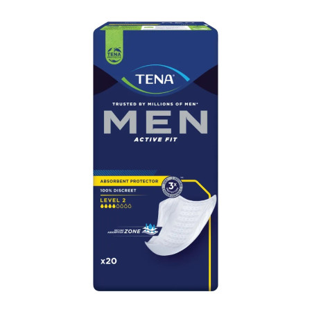 Прокладки для мужчин Tena Men Active Fit Level 2 / Тена Мен уровень 2, 20 шт