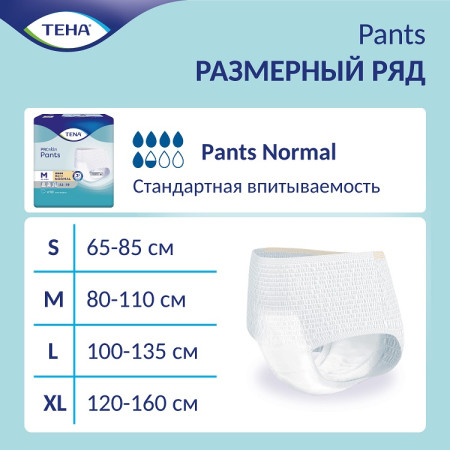 Подгузники-трусы Tena ProSkin Pants Normal Small, 15 шт
