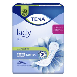 Прокладки урологические TENA Lady Slim Extra, 20 шт