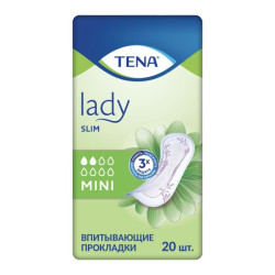 Прокладки урологические TENA Lady Slim Mini, 20 шт