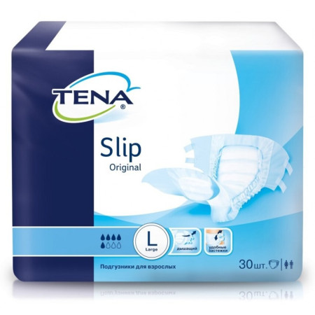 Подгузники Tena Slip Original, размер L, 30 шт