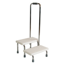 Ступень для ванной комнаты с поручнем KJT569