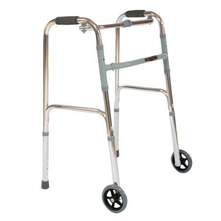 Ходунки шагающие складные на 2-х колесах FS9125L