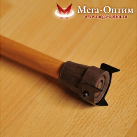 Трость деревянная с пластмассовой ручкой с УПС