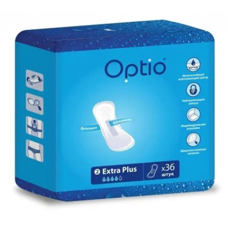 Прокладки урологические Optio Extra Plus / Оптио  Экстра Плюс, 36 шт