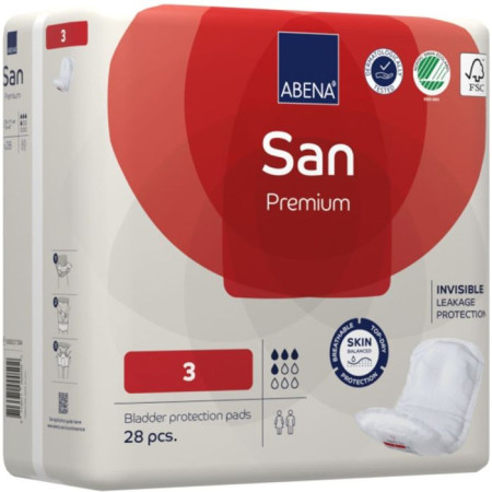 Прокладки урологические Abena San 3 Premium / Абена Сан 3 Премиум, 28 шт