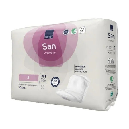 Прокладки урологические Abena San 2 Premium / Абена Сан 2 Премиум, 30 шт