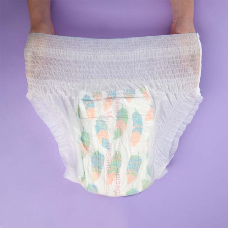 Подгузники-трусы BESIDE зигзаг, Active Art Super, размер XL, 10 шт