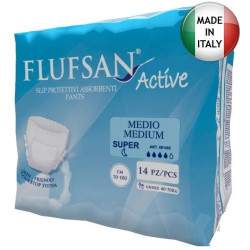 Подгузники-трусики для взрослых FLUFSAN Active Night Super, размер М, 14 шт